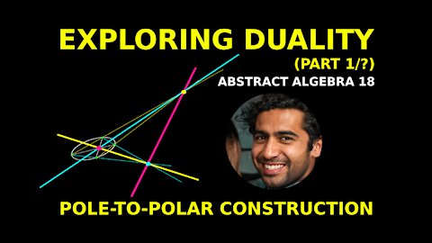 Pole-to-polar construction (exploring duality) | Abstract Algebra 18