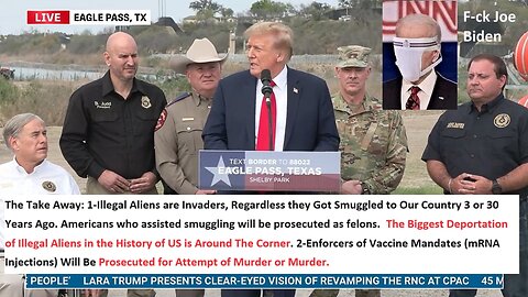 President Trump in Texas: The Biggest Deportation of Illegal Aliens in the History of US is Coming!
