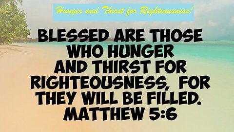 Coffee With Jesus, S3 Ep. 20: Hunger and Thirst for Righteousness, Part 1