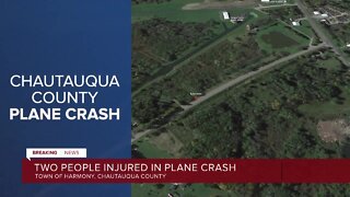 Two people injured in Chautauqua County plane crash