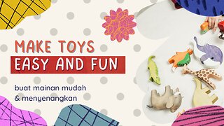 Make toys for kids from materials at home