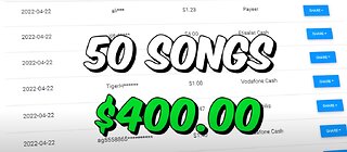 Earn $800 Just By Listening To Music! (Make Money Online From Home 2022)