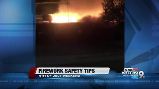 Firefighters urging people to be careful with fireworks this 4th of July