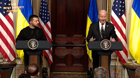 Biden's 'Ukraine First' Clown Show: "We also need Ukraine to make changes to fix the broken immigration system here... It doesn't lessen the responsibility, going after Hamas, to innocent Hamas."