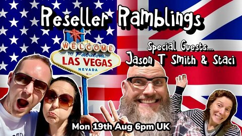 Going LIVE! Reseller Ramblings - UK vs USA With Thrifting Legends Jason T Smith & Staci