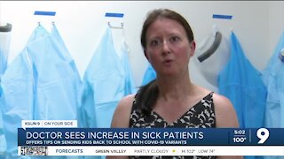 Pediatrician sees spike in sick kids, offers tips for parents