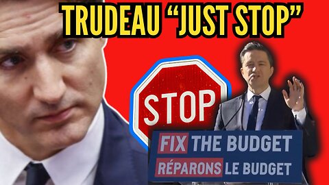 Pierre Poilievre Tells Justin Trudeau to "Just Stop"! | Stand on Guard CLIP