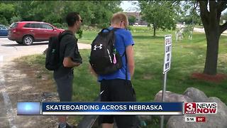 UNO students raise money skateboarding across state