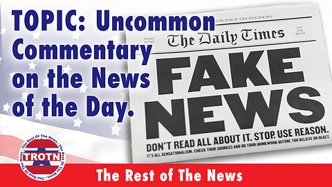 Simon Says: Uncommon Commentary on News of the Day -- 12/9/22 TROTN