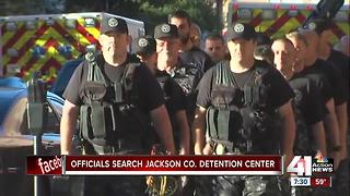 Law enforcement agencies search Jackson County Jail