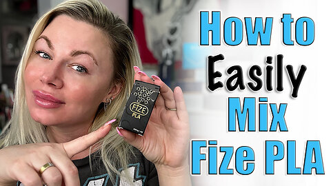 How to Easily Mix Fize PLA, AceCosm | Code Jessica10 saves you Money at All Approved Vendors