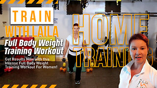 Get Results Now with this Intense Full Body Weight Training Workout For Women!