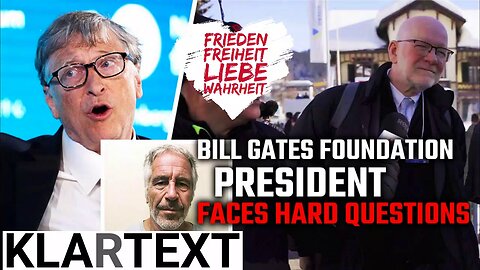 Gates Foundation in Davos blosgestellt. Bürgerjournalisten vs. "Bill Gates' Rechte Hand"