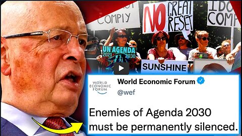 Klaus Schwab Admits Agenda 2030 Is Failing As Millions Rise Up Against Elite