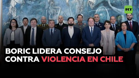 Boric lideró el Consejo de Seguridad Nacional para abordar la ola de violencia que azota a Chile