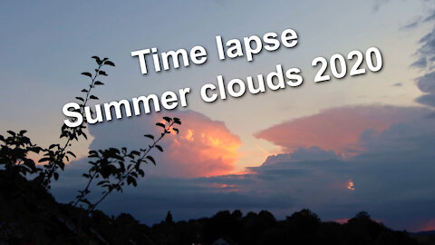 Time lapse - Summer clouds 2020 - Relaxing music Allabout by Lauren Duski