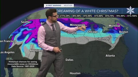What are our chances of seeing a White Christmas?