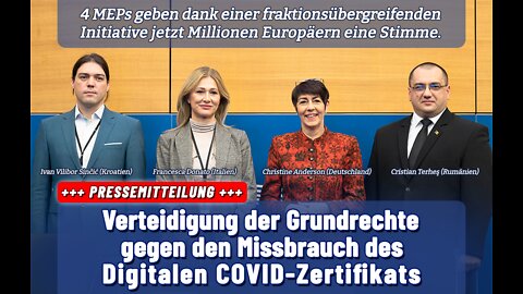 Pressemitteilung: Verteidigung der Grundrechte gegen den Missbrauch des Digitalen COVID-Zertifikats