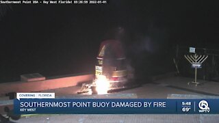 Famous Key West buoy burned after 2 set tree on fire