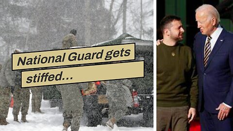 National Guard gets stiffed…