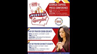 Vote | Vote Nuestra Georgia! Debut press briefing GA Capital 10-02-23