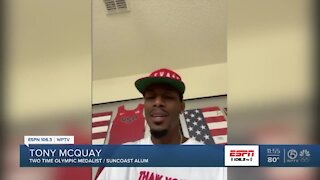 Tony McQuay looks back on medal experience