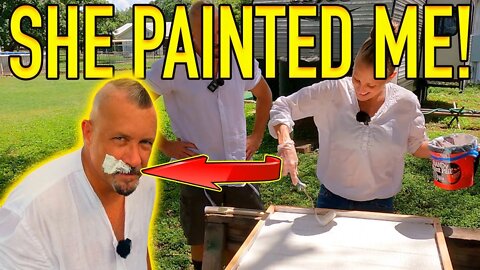 Painting For Beginners | SHE PAINTED ME! | Fun DIY Project