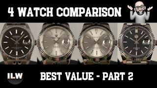 Comparing 4 Homages to the Rolex Datejust - Part 2
