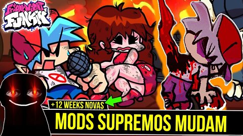 12 MODS SUPREMOS no FRIDAY NIGHT FUNKIN - VS Chaos , Sonic, Salsicha