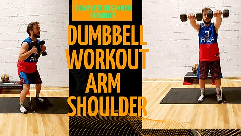 20 MINUTE DUMBBELL WORKOUT FOR ARM AND SHOULDER TO BURN FAT FAST