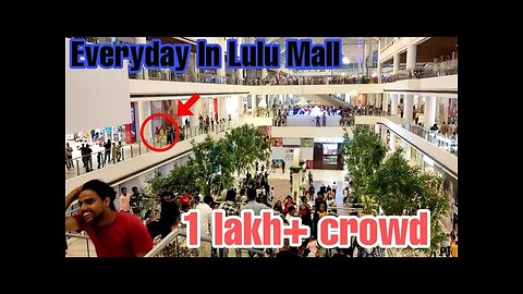 Lucknow Lulu mall , my first vlog,