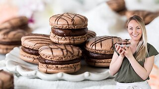 Chocolate Macarons