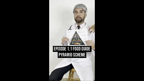 Ep 1.1 🤣🥩🔥 How The Food Guide Pyramid Scheme was actually created in 1992 (Satire Comedy)