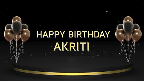 Wish you a very Happy Birthday Akriti