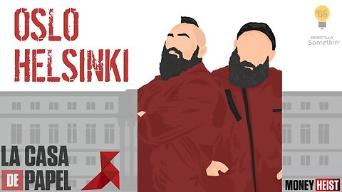 Helsinki and Oslo | La casa de Papel | Money Heist | Digital Illustration