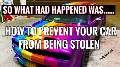 HOW TO KEEP YOUR MOPAR OR OTHER CAR FROM BEING STOLEN