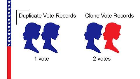 Duplicate vs Cloned Voter Registration Entries - 2 minutes long