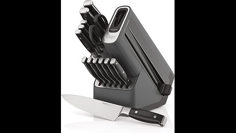 Ninja K32014 Foodi NeverDull Premium Knife System, 14 Piece Knife Block