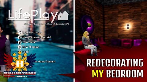 LifePlay v4.23 Gameplay [01/26/2022] - Redecorating My Bedroom
