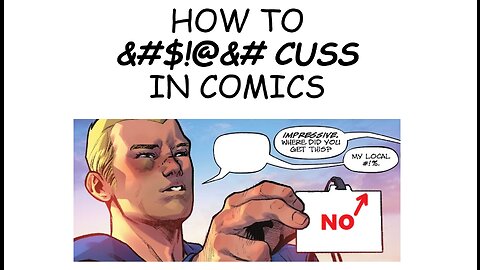 How to &#$!@&# Cuss in Comics