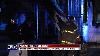 Twin boys and grandmother killed in fire