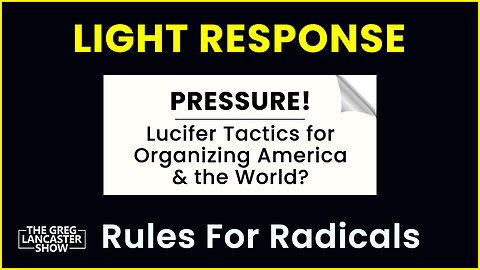 PRESSURE! Are They Using Tips from Lucifer to organize America and the World