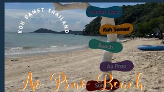 Beautiful Ao Prao Beach on Koh Samet Island - Thailand 2022
