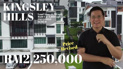 [Price Revised] Kingsley Hills 3.5 Storey RM2,250,000 Semi-Detached at Putra Heights. House Tour