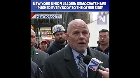 NY union leader Bobby Bartels said, "Dems are basically pushing everybody to the other side."