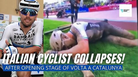 Professional cyclist Sonny Colbrelli suffers finish line collapse due to arrhythmia (Mar. 2022)