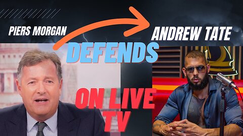 😱💯🔥Piers Morgan Defends Andrew Tate On LIVE TV.