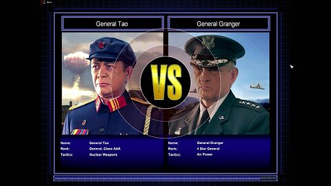 Command and Conquer: Generals Zero Hour- Gen. Challenges- Nuke Gen. Vs. Air F. Gen.- With Commentary