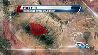 Personnel increases as Frye Fire grows