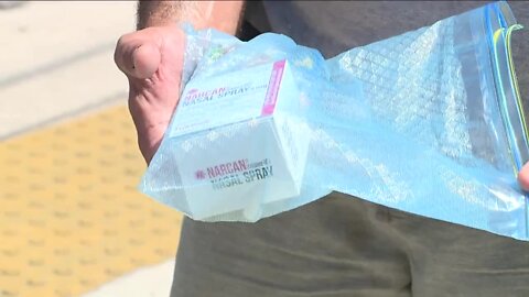 Tampa man walks 24 hours handing out care packages to people struggling with addiction